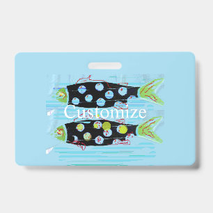 striped migrating fish any colour Thunder_Cove  ID Badge