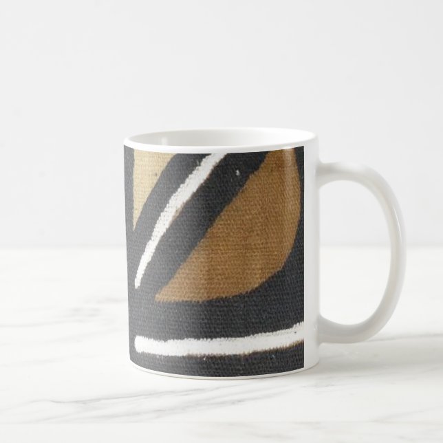 Striped Mud cloth mug (Right)