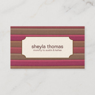 Striped Mummy Calling Cards