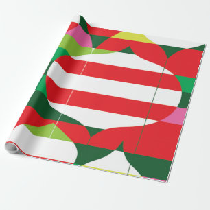Striped Ornament Gift Wrap
