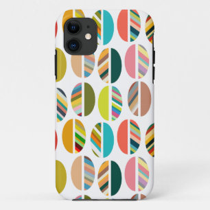 Striped Oval Halves Case-Mate iPhone Case