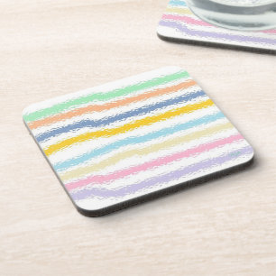 Striped Pastels Coaster