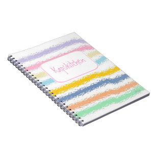 Striped Pastels SG Notebook