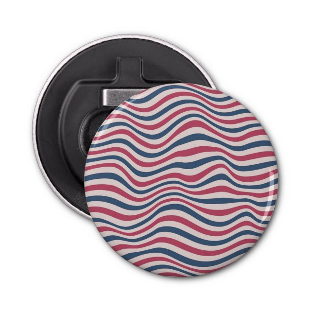 Striped pattern 2 bottle opener (Front)