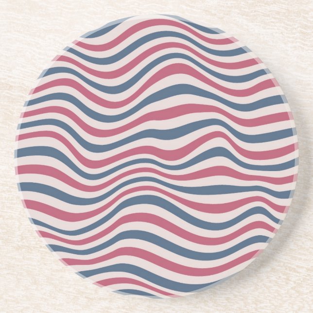 Striped pattern 2 coaster (Front)