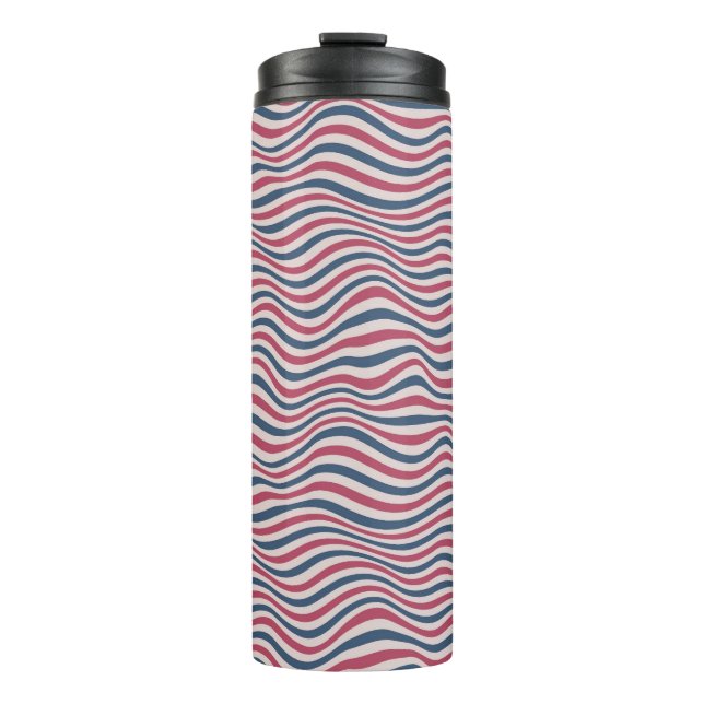 Striped pattern 2 thermal tumbler (Front)