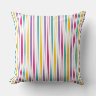 Striped Pattern: A Splash of Colourful Design Cushion