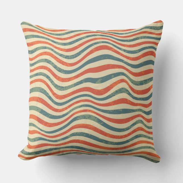 Striped pattern cushion (Front)
