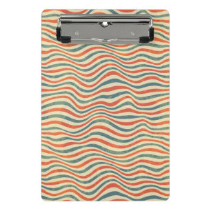 Striped pattern mini clipboard