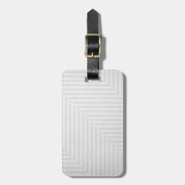 Striped pattern paper background luggage tag (Front Vertical)