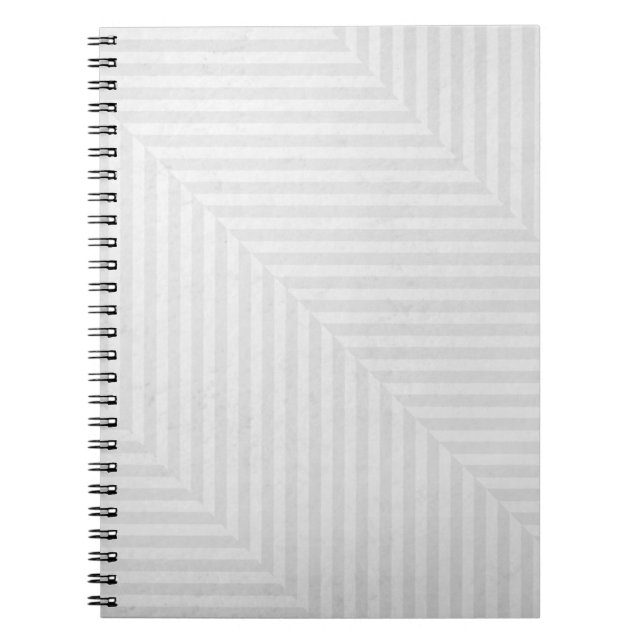 Striped pattern paper background spiral notebook (Front)