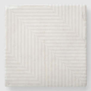 Striped pattern paper background stone coaster