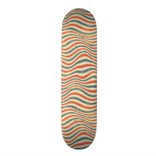 Striped pattern skateboard
