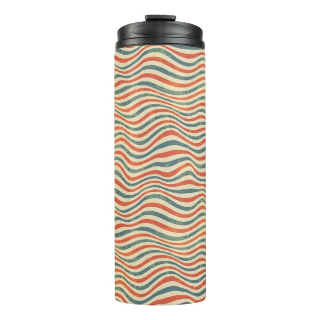 Striped pattern thermal tumbler (Front)