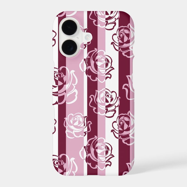 Striped pattern with roses (Back)