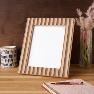 Striped Picture Etched Frames