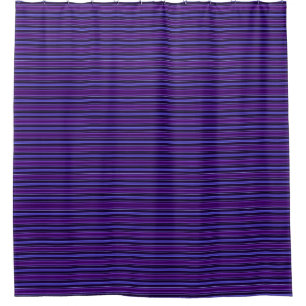 Striped Purples Shower Curtain