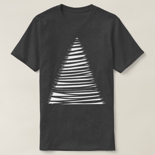 striped pyramid T-Shirt (Design Front)