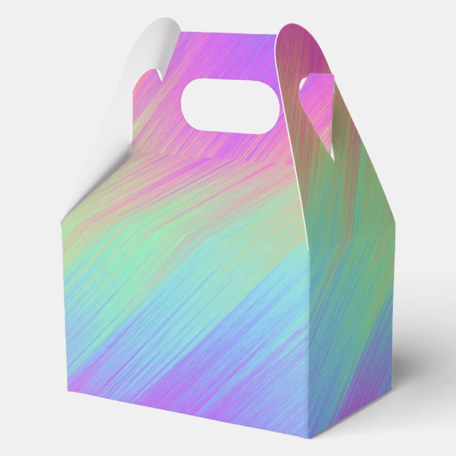 striped rainbow blend : favour box (Front)