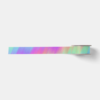 striped rainbow blend : satin ribbon
