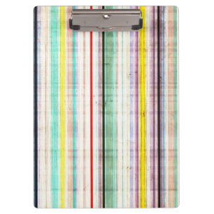 Striped Rainbow lines Clipboard