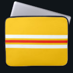 Striped Retro Stripes Pattern Laptop Sleeve<br><div class="desc">Striped Retro Stripes Pattern</div>