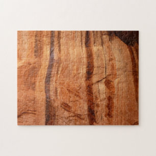 Striped Rock of Double Arch Alcove II at Zion Jigsaw Puzzle