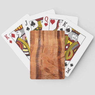 Striped Rock of Double Arch Alcove II at Zion Playing Cards