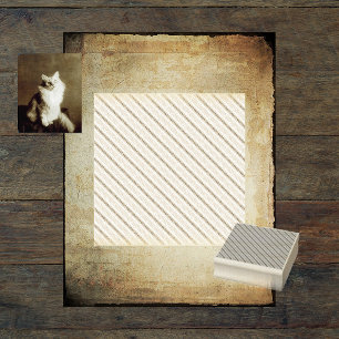 Striped Rubber Stamp