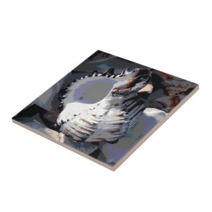 Striped Sea Shell Tile