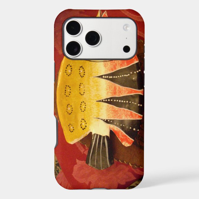 Striped Sensation Tiger Barb Fish Art Print (Back)