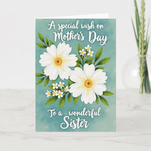 Striped Serene Blossom Card