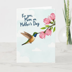 Striped Sky Bird Scene Card