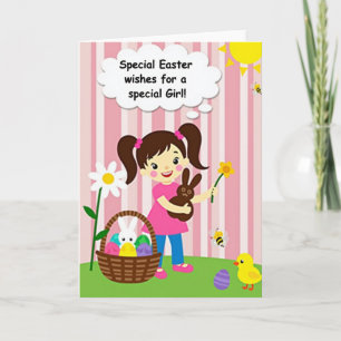 Striped Springtime Celebration Card