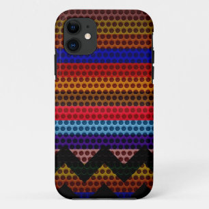 Striped Stainless Steel Hole Metal 2 Case-Mate iPhone Case