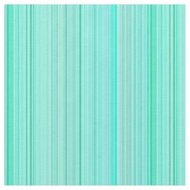 Striped Stripes Green Teal Seafoam Mint Fabric (Close Up)