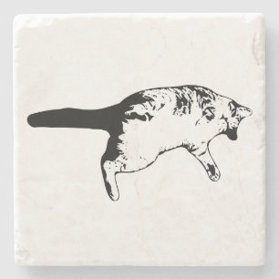 Striped Surprise for Your Table Stone Coaster