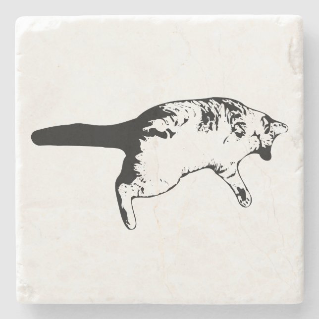 Striped Surprise for Your Table Stone Coaster (Front)