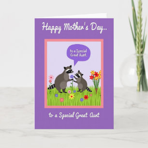 Striped Tail Mothers Day Card
