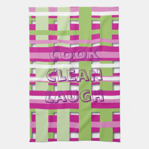 Striped Tea Towel - Personalise