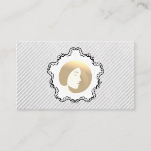 Striped Texture   Womens Beauty Loyalty Card