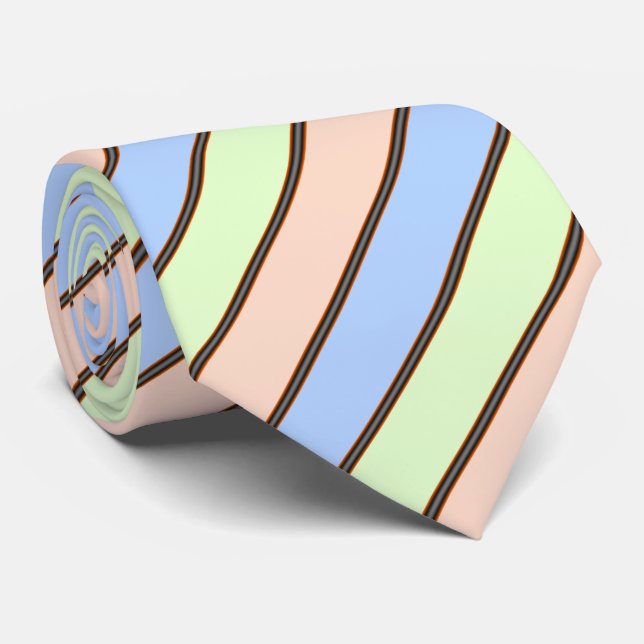 Striped Tie (Rolled)