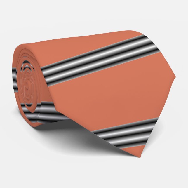 Striped Tie (Rolled)
