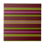 Striped Tile<br><div class="desc">This tile has stripes of  brown,  green,  and orange ... . BUY NOW ! Mix tile with a matching solid colour or place one tile vertical and another tile horizontal for a fresh modern look... ... Purchase one of my  earth coloured striped mix and match tiles today</div>