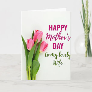 Striped To My Lovely Wife Card