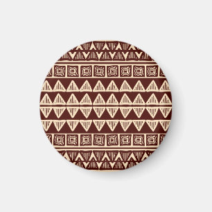 Striped Tribal: Ornamental Artwork. Magnet
