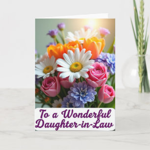 Striped Tulips Affection Card
