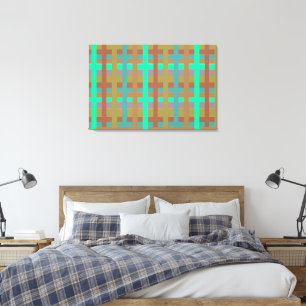 Striped wall art. canvas print