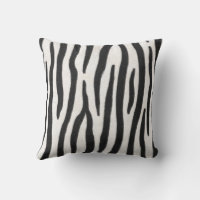 Striped.Zebra Fur Realistic Exotic Animal Print