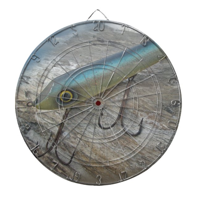 Striper Xpert Surf Slapper Antique Fishing Lure Dartboard (Front)